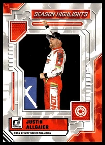 2025 Donruss Racing Season Highlights #2 Justin Allgaier - Picture 1 of 2