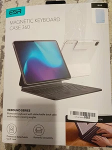 ESR Rebound Magnetic Keyboard Case 360 6B024 for iPad Air 13 2024/2025 BLUE NEW - Picture 1 of 1