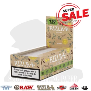Cartine Rizla Natura Corte – Canapa Bio Doppie, 25 Libretti (100 Fogli) - Photo 1 sur 1