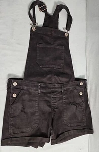 Hollister Women’s Black Short Overall Size Small New  - Picture 1 of 9