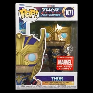 Funko Pop + Protector! Marvel #1071 Love & Thunder Thor Marvel Collector Corp - Picture 1 of 12