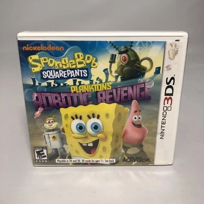 SpongeBob SquarePants PLANKTON'S ROBOTIC REVENGE (NINTENDO 3DS) - New Sealed - Image 1 of 4
