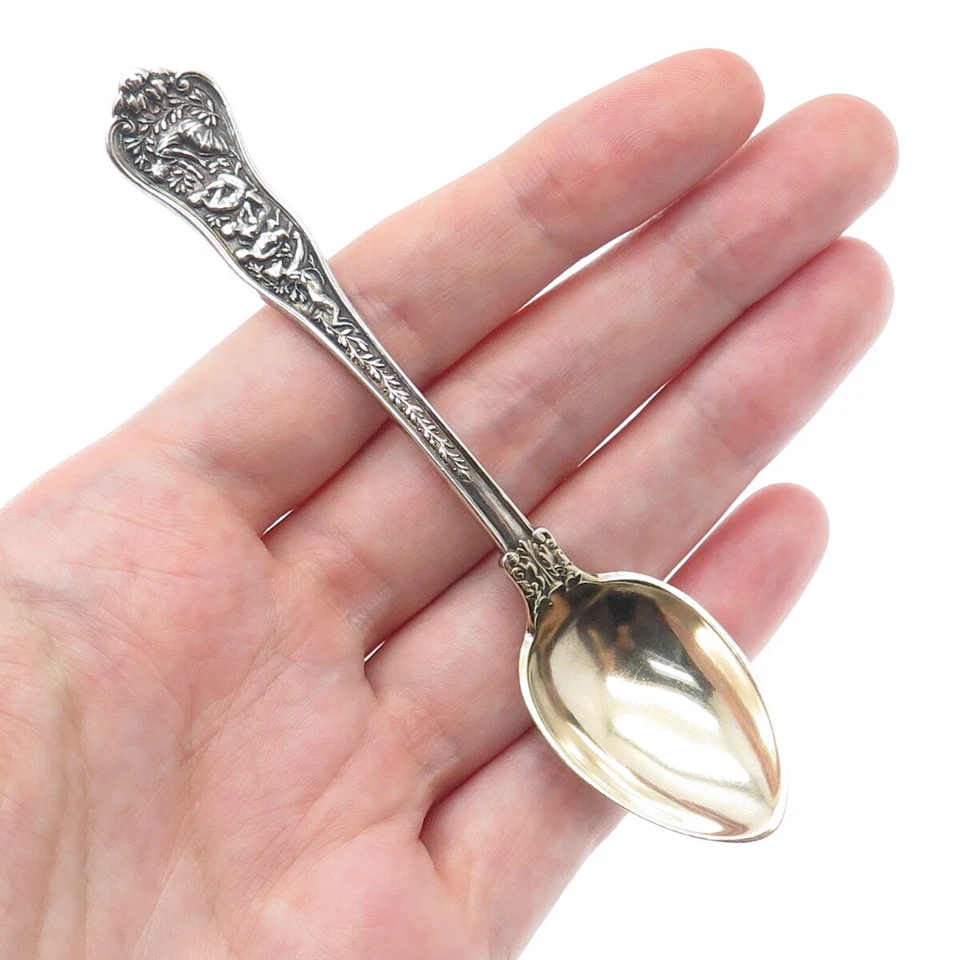 TIFFANY & CO. 925 Sterling Silver Antique 1878 Olympian Coffee Spoon - Image 1 of 4