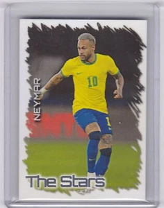 2022 Futera Fans Selection The Stars Silver #35 Neymar Jr - Brazil 08/10 - Picture 1 of 2