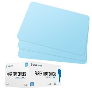 Blue Paper Dental Tray Covers for Size "B" Trays 8.25 "x 12.25", (Case of 1000)