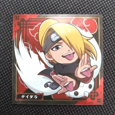 Deidara NARUTO No.1-25 Sticker Seal Japanese Japan BANDAI Anime - Image 1 of 3