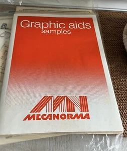 Mecanorma Britisch Inserat Outline Transfer Letters And More.READ - Picture 1 of 6