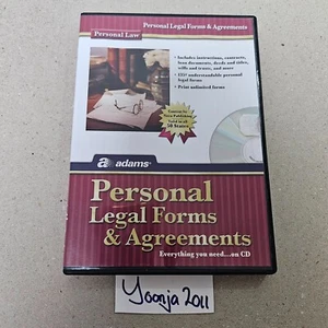 Personal Legal Forms & Agreements - Adams Personal Law CD-ROM - Afbeelding 1 van 2