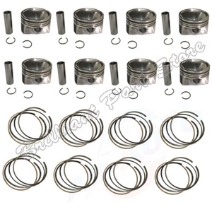 8X Engine Pistons Piston Rings Fit For Range Rover / Sport 5.0T 508PS 10-18 - Picture 1 of 5