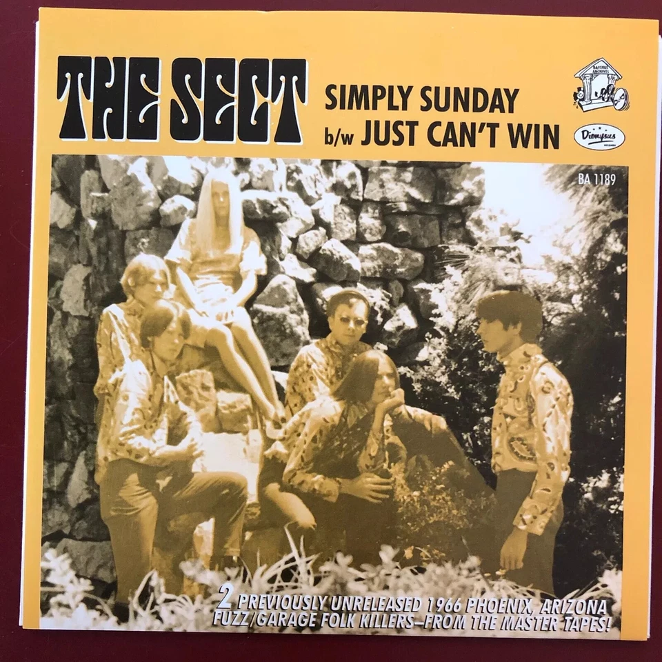 The Sect Simply Sunday Dionysus EP w/PS pre BLISS Foto 1 de 3