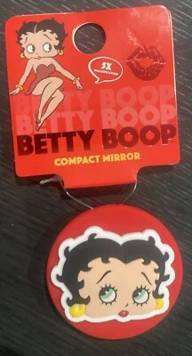 Betty Boop Compact Folding Mirror Cool New - Image 1 of 3