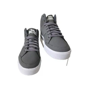 LONSDALE MENS Trainers Boots Hi Top Canon Grey Size UK 7 EU 41 EX-DISPLAY - Picture 1 of 11