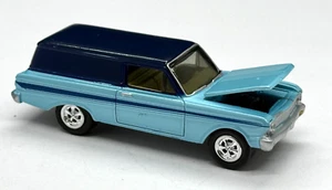 Ford Falcon 1964 Johnny Lightning Wicked Wagons furgoneta panel azul dos tonos 1:64 - Imagen 1 de 7