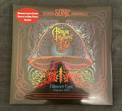 Sealed 2019 Lmt Ed. RSD 2 LP: Allman Bros. Band-Fillmore East 1979, 1st, Poster - Image 1 of 3