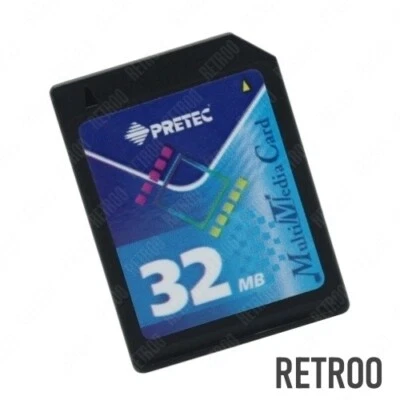Pretec MultiMedia Card 32MB Type-S MMC Memory Card Camera/Phone/PDA's v2 - Image 1 of 2