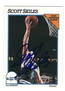 Autographed 1991-92 NBA Hoops Scott Skiles Orlando Magic Basketball card #152 - Picture 1 of 1