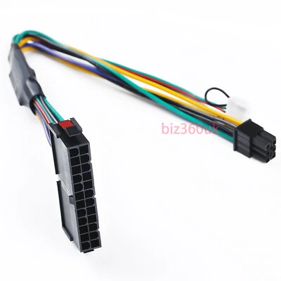 12" ATX Main 24-Pin to 6-Pin PSU Power Adapter Cable for HP Z220 Z230 Z340 - Image 1 of 4