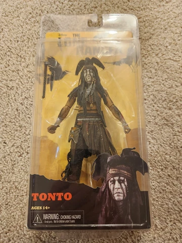 Tonto The Lone Ranger Movie Johnny Depp 7" Figure 2013 NECA Reels Toys NIB Cover
