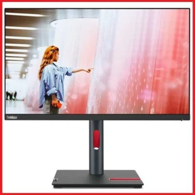 Lenovo QHD 24" Monitor - 2560 x 1440 IPS WLED HDMI ThinkVision P24q-30 Inc Stand - Image 1 of 4