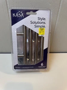 KasaWare (5-3/8 pollici) Tirante barra armadio nichel satinato (confezione da 6) K2943SN-6 Hardware - Foto 1 di 2