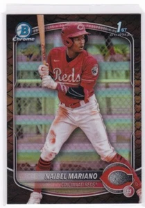 Naibel Mariano REPTILIAN REFRACTOR 2025 Bowman #BCP-99 Reds - Picture 1 of 2