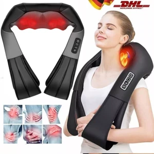 Nackenmassagegerät Shiatsu Massagegerät Mit Wärmefunktion Nacken Schultermassage - Bild 1 von 17