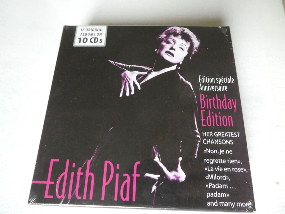 Birthday Edition: 16 Original Albums by Edith Piaf (CD, 2015), - Image 1 of 4