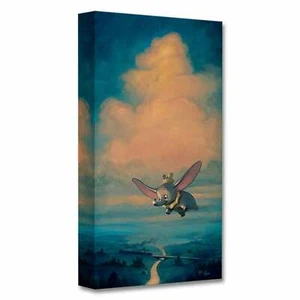 Joy of Flight 20Hx10W Rob Kaz Disney Dumbo Treasures on Canvas - Picture 1 of 4