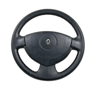 Volant Cuir Renault Clio II 2 8200058851 8200236060 Avec Airbag - Picture 1 of 3