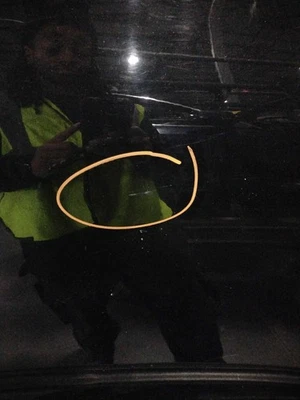 2017 Hyundai Sonata Left Rear Door Black Used with Scratches & Dents - Imagem 1 de 4