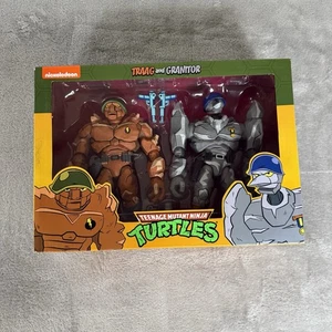 NECA Teenage Mutant Ninja Turtles Traag and Granitor 2 pack - Picture 1 of 4