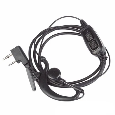 PTT Earpiece Headset Earbuds w/ Microphone Mic For Baofeng BF-UV5R UV-89 Radio - Image 1 of 4