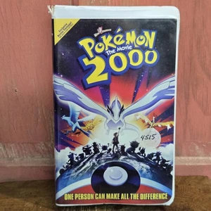 VINTAGE Pokémon the Movie 2000 VHS Tape 2000 Clamshell Case Animae Tested WORKS - Picture 1 of 17