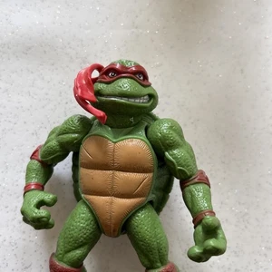 Vintage 90s TMNT Bundle Foot Soldier Raphael And Splinter - Picture 1 of 12