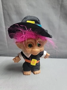 Ace Novedad Trolls Pelo Rosa Negro Peregrino Conjunto Acción de Gracias 5" - Imagen 1 de 9
