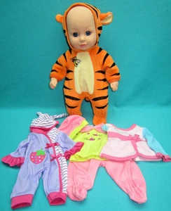 ZAPF CREATION SOFT BODY 14" BABY DOLL WITH EXTRA CLOTHES-- L-52 - Picture 1 of 12