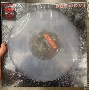Slippery When Wet Water Filled #/1300 Edition LP NEW Bon Jovi - DAMAGED READ - Picture 1 of 2