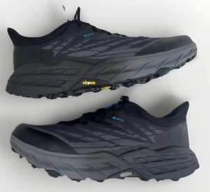 Zapatos de senderismo Hoka Speedgoat 5 GTX Spike para hombre 12,5 D negros al aire libre 1133550/BBLC - Imagen 1 de 8