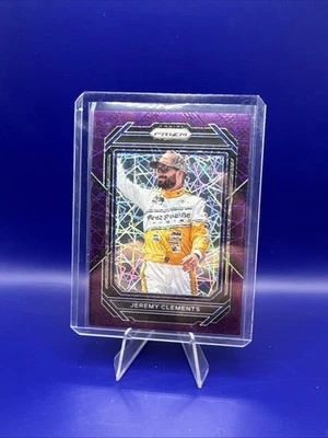 2023 Panini Prizm - Jeremy Clements #58 Purple Velocity Prizm /199 - Image 1 of 3