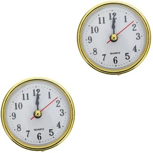 2er Set Uhrenkopf leises Mechanismus Motor Ersatz Reise Intarsien - Bild 1 von 12