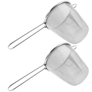 2 piezas coladores de té utensilios de elaboración de acero inoxidable coladores prácticos - Imagen 1 de 12