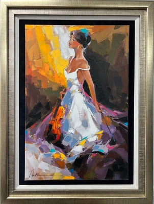 Anatoly Metlan High Honor Limited Hand Signed Embellished Giclee on Canvas - Image 1 of 4