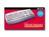 Microsoft Internet Keyboard White PS/2 NEW In Box X08-29418 C19-00001 2001 NOS - Image 1 of 1