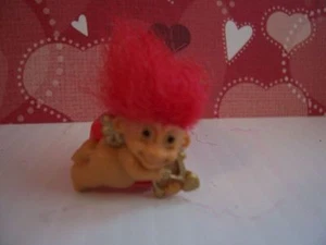 VALENTIN AMOR RING - Russ Troll Puppe - NEU - rote Haare - Bild 1 von 3