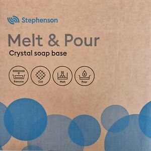 Crystal Clear 1kg 5k 11.5kg SLS Free Melt and Pour Soap Base Stephenson DIY Soap