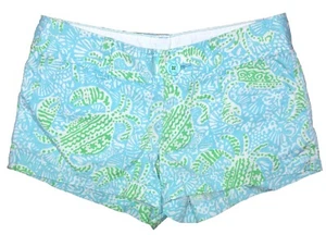 Lilly Pulitzer The Walsh Shorts Women’s 00 Get Cracking Blow Rise Crab Print - Picture 1 of 10