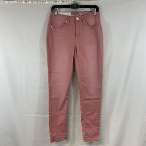 NWT Seven7 Pink Women's Mid-Rise Ankle Skinny Jeans, Sz. 6