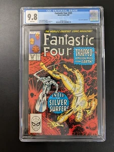 Fantastic Four #325 : CGC 9.8 White Pages : Silver Surfer App. : Marvel 1989 - Picture 1 of 3