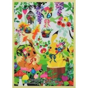 Berry's Forest | Pikachu Eevee Evoli | Pokemon Center Japan Card Sleeve (2019)