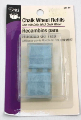 Dritz Chalk Wheel Refills Use #643 Chalk Wheel (2) Blue - Image 1 of 2